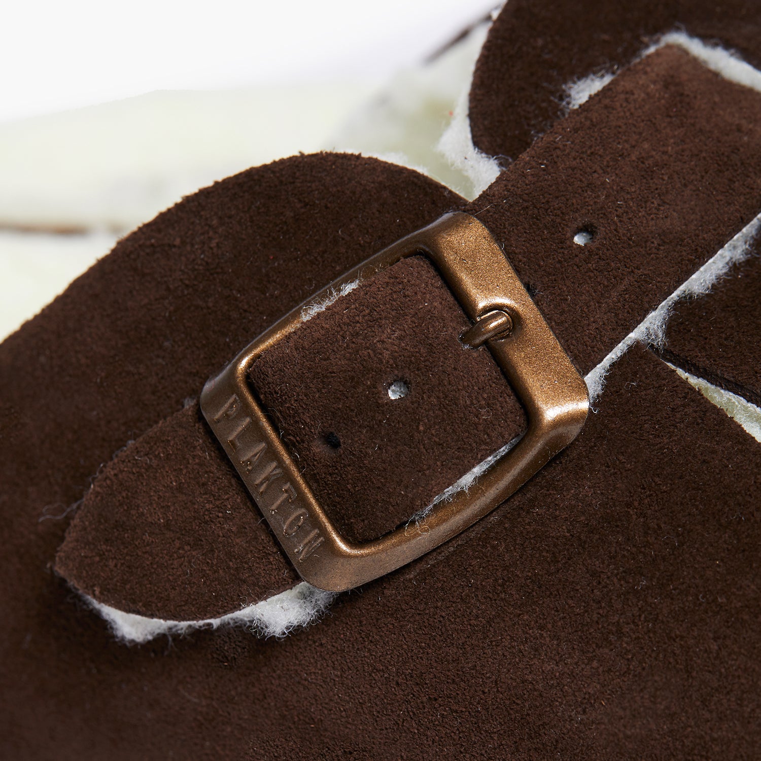 Plakton Clog – Blogg Dark Brown Lined Suede