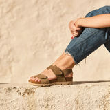 Plakton Platform Wedge Sandal – Compi Navy