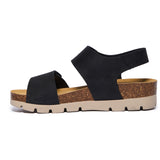 Plakton Platform Wedge Sandal – Compi Black