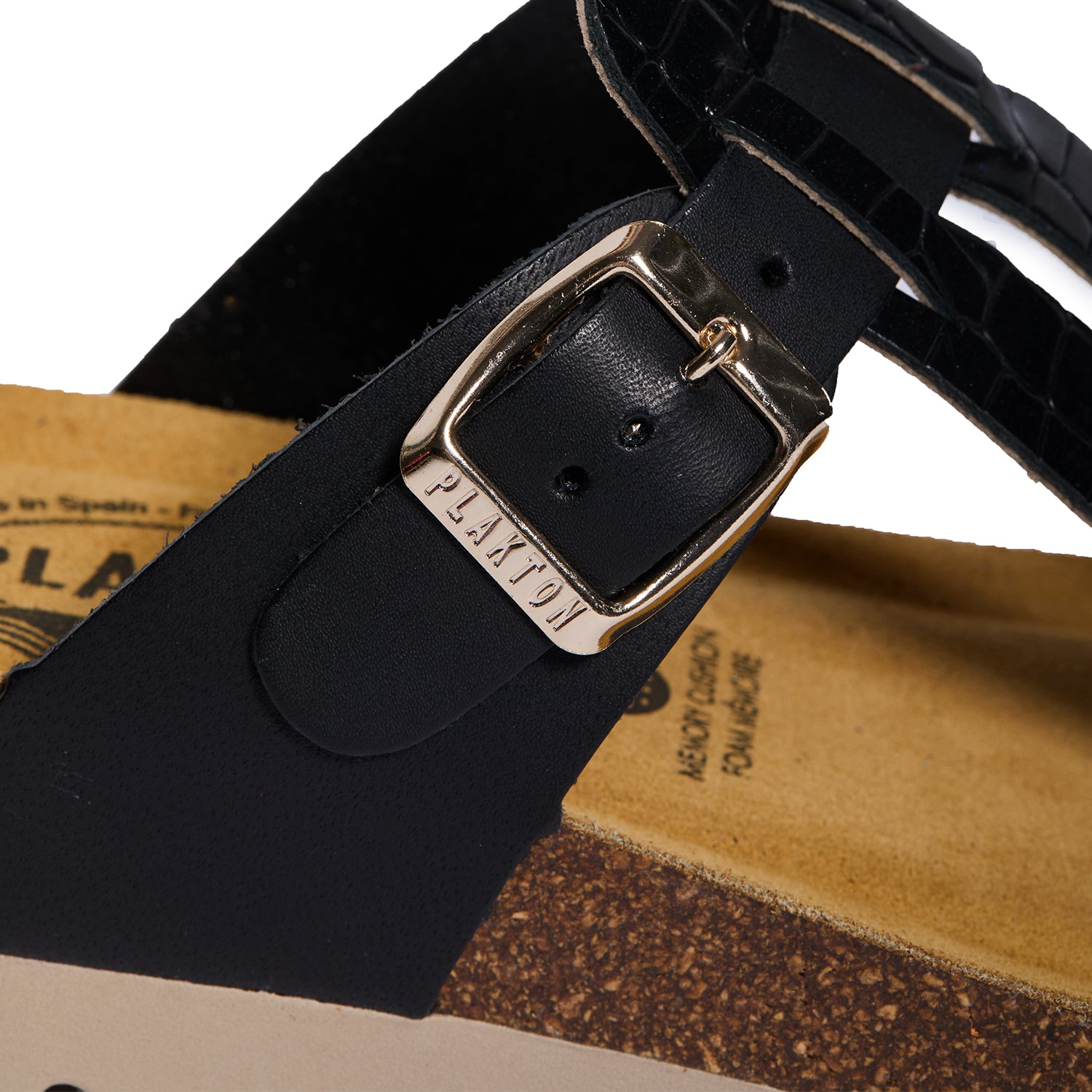 Plakton Thong Sandal – Carmella Black