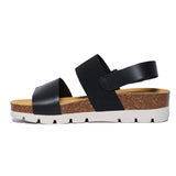 Plakton Platform Wedge Sandal – Cassandra Black