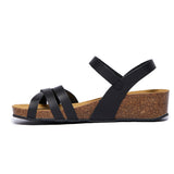 Plakton Platform Wedge Sandal – Lane Black
