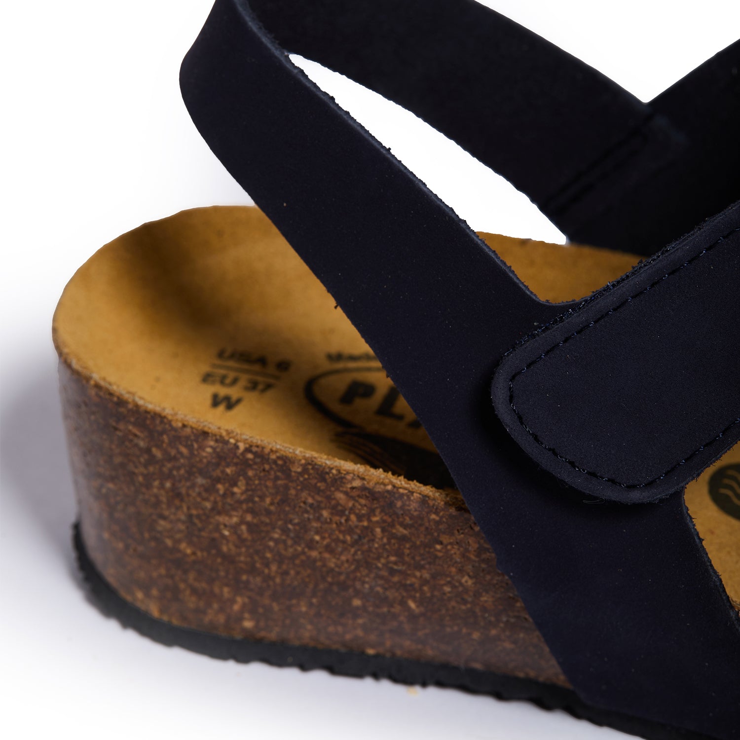 Plakton Platform Wedge Sandal – Luna Navy
