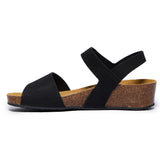 Plakton Platform Wedge Sandal – Luna Black
