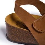 Plakton Platform Wedge Sandal – Luna Light Brown