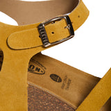 Plakton Platform Wedge Sandal – Willow Yellow Suede
