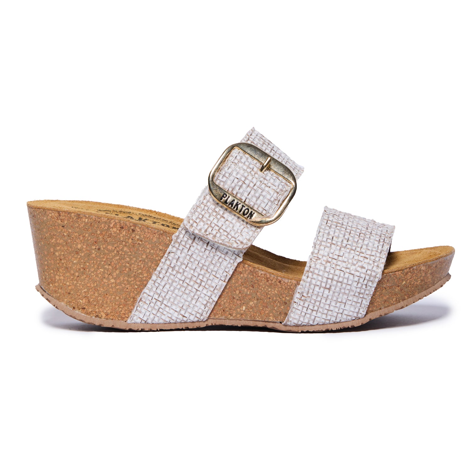 Plakton Platform Wedge Sandal – Wonder White