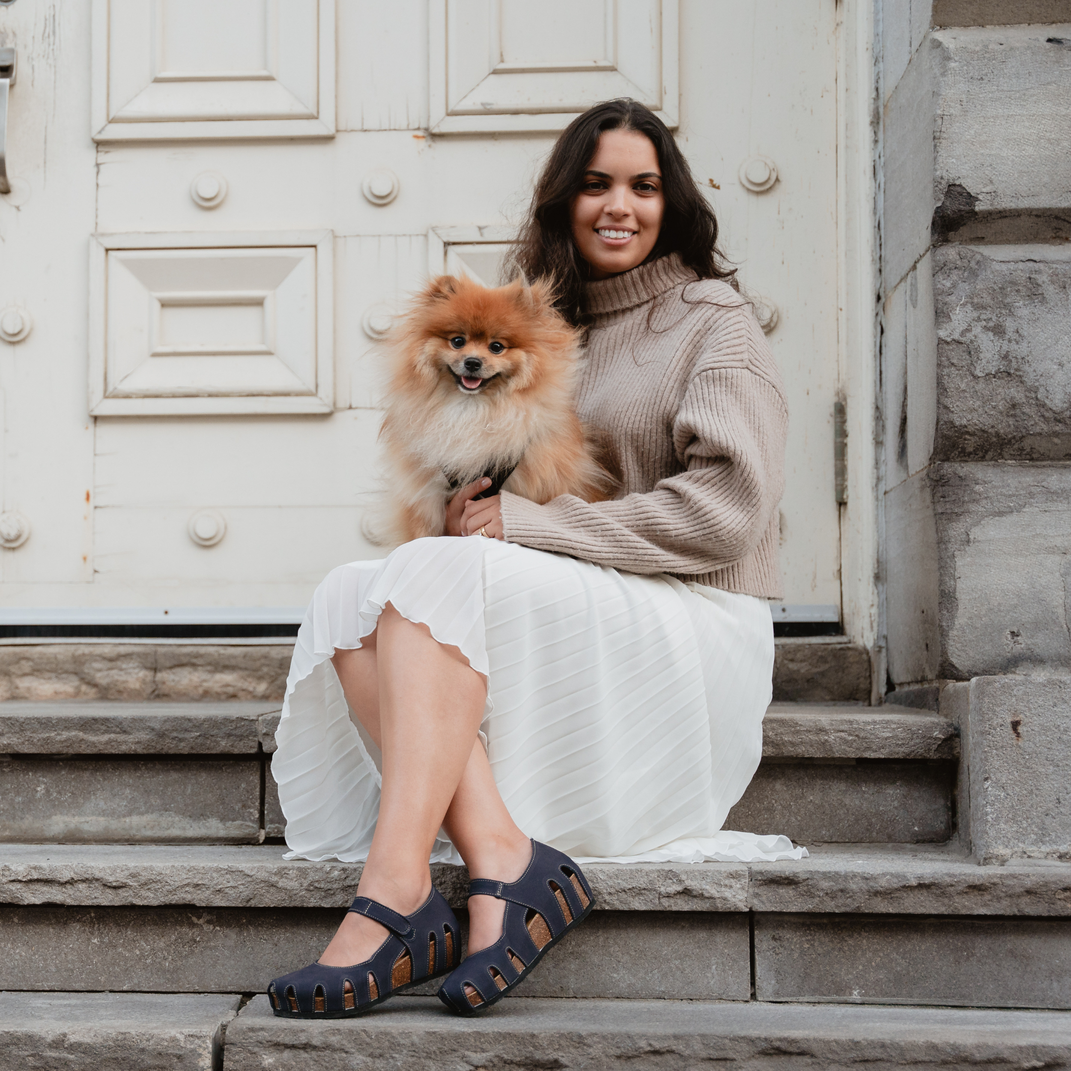Plakton Closed-Toe Sandal – Anna Navy