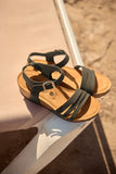 Plakton Platform Wedge Sandal – Willow Black