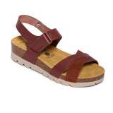 Plakton Platform Wedge Sandal – Camellia Burgundy