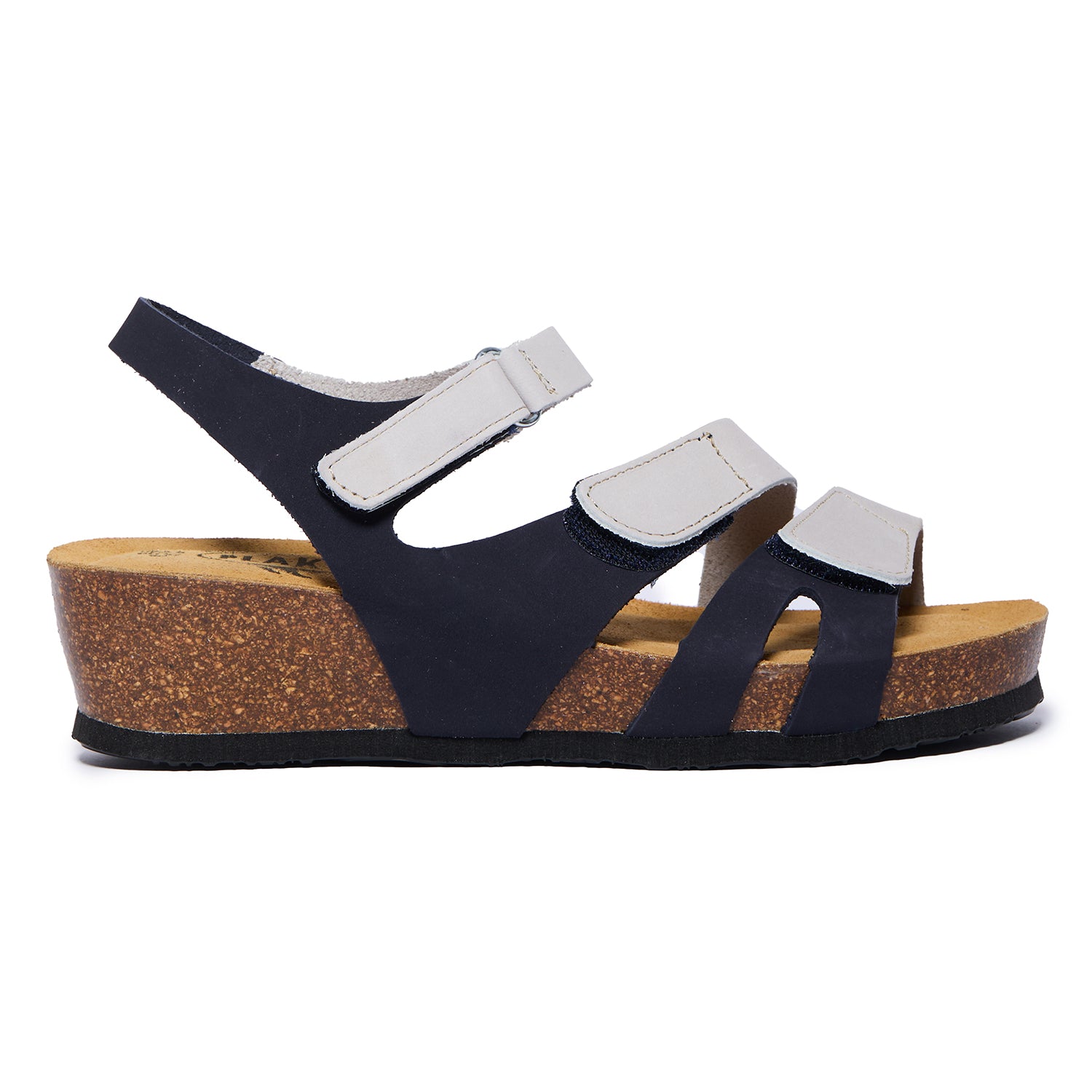 Plakton Platform Wedge Sandal – Ash Blue Pearl