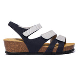 Plakton Platform Wedge Sandal – Ash Blue Pearl