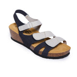 Plakton Platform Wedge Sandal – Ash Blue Pearl