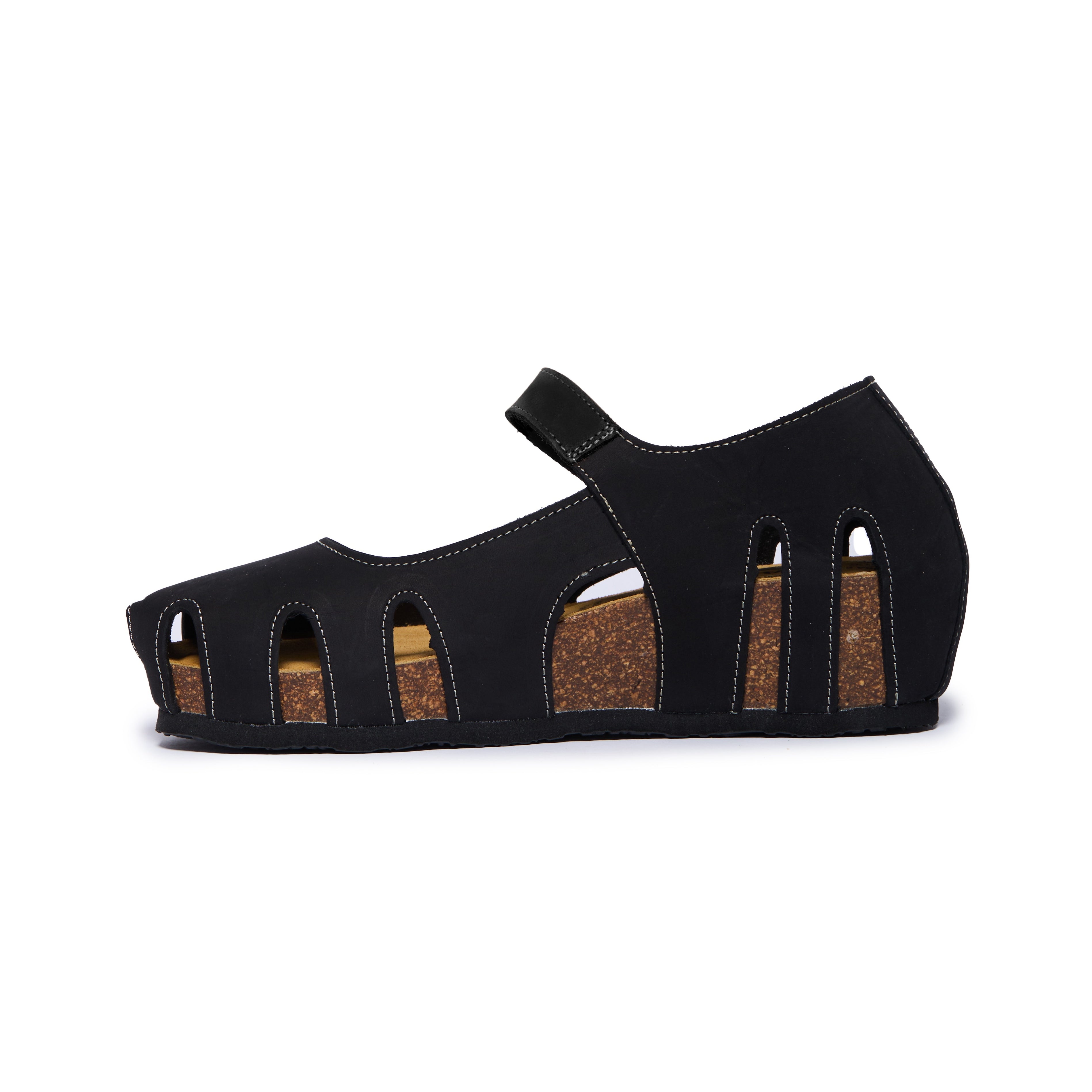 Plakton Closed-Toe Sandal – Anna Black