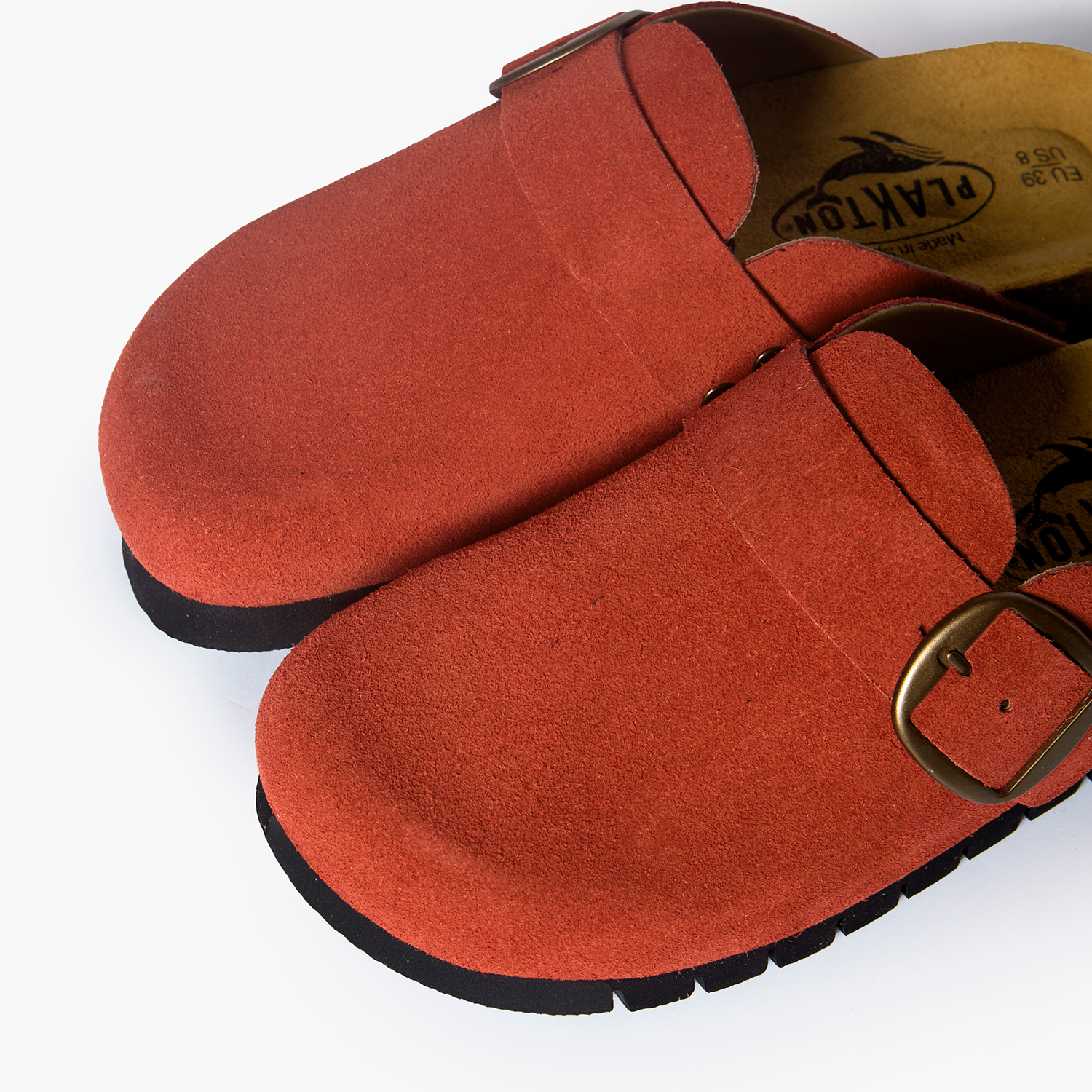 Plakton Clog – Bell Terracota Suede