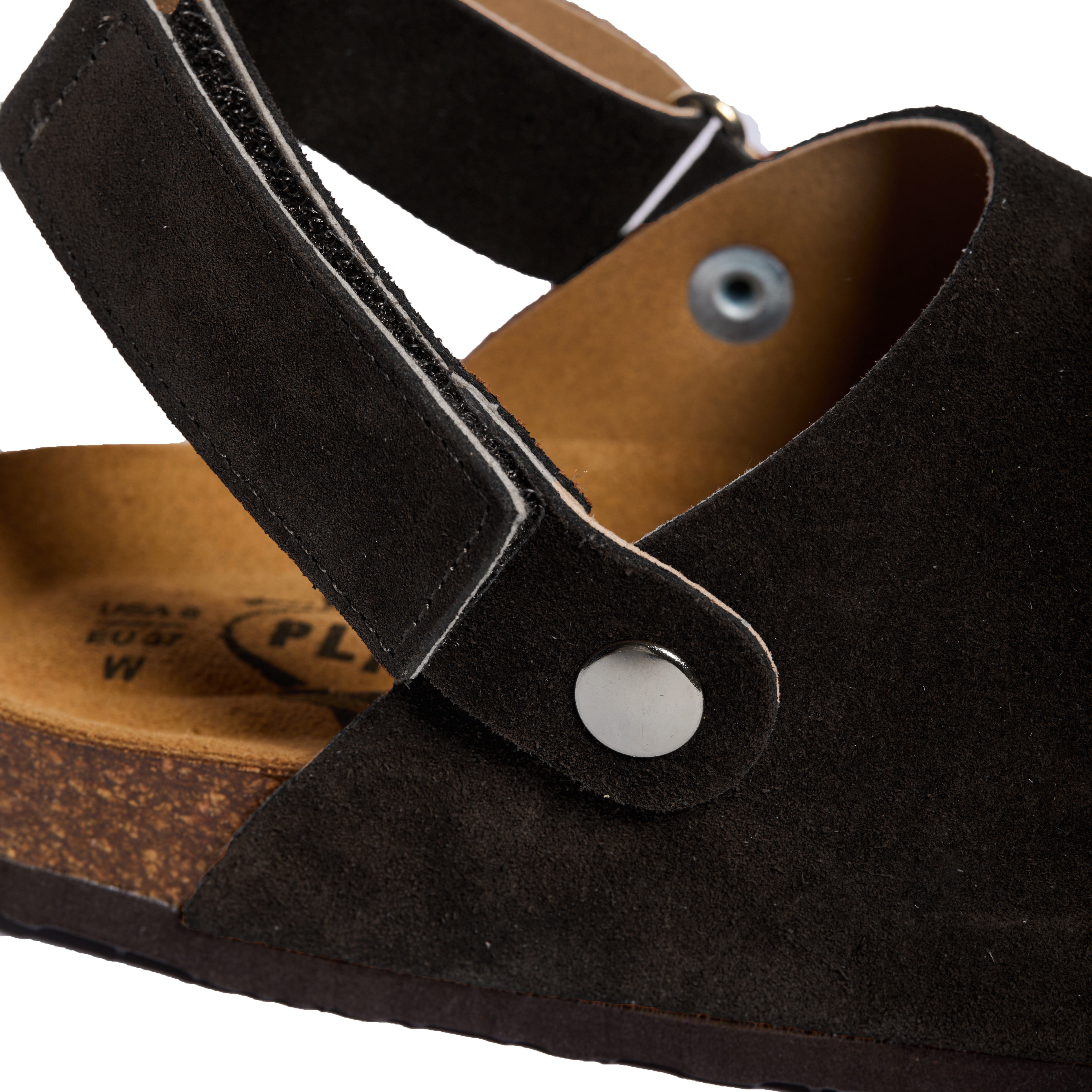 Plakton Clog – Blake Black Suede