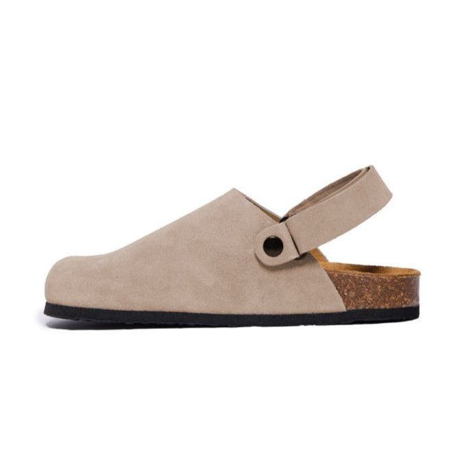 Plakton Clog – Blake Taupe Gray Suede