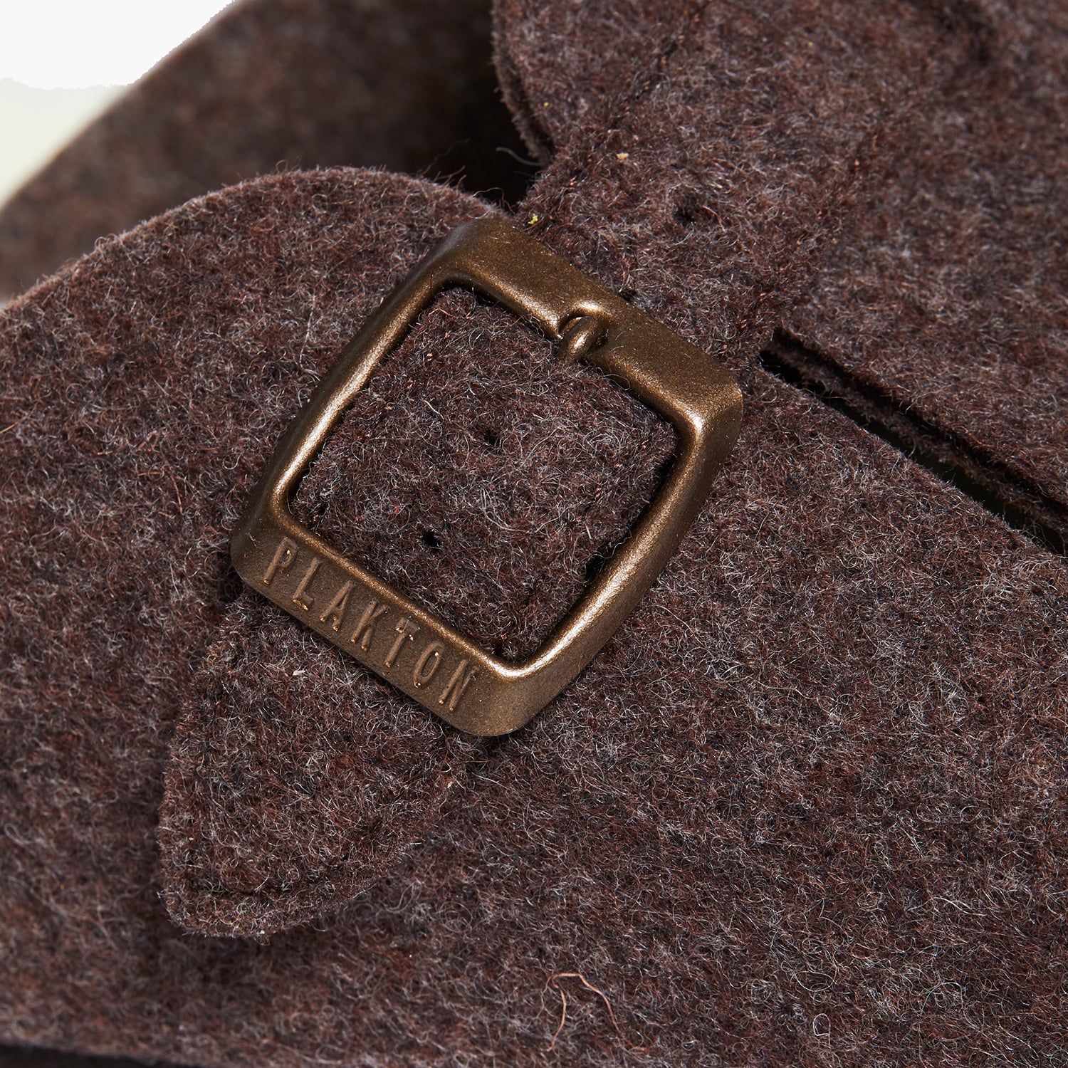 Plakton Clog – Blogg Brown Wool Felt