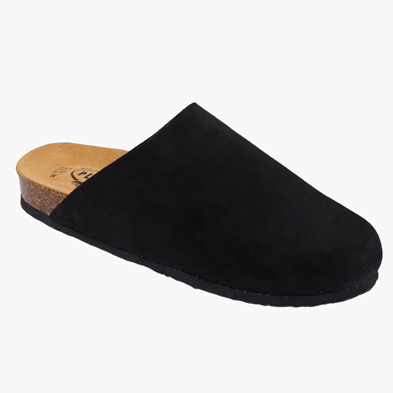 Plakton Clog – Brooke Black Suede