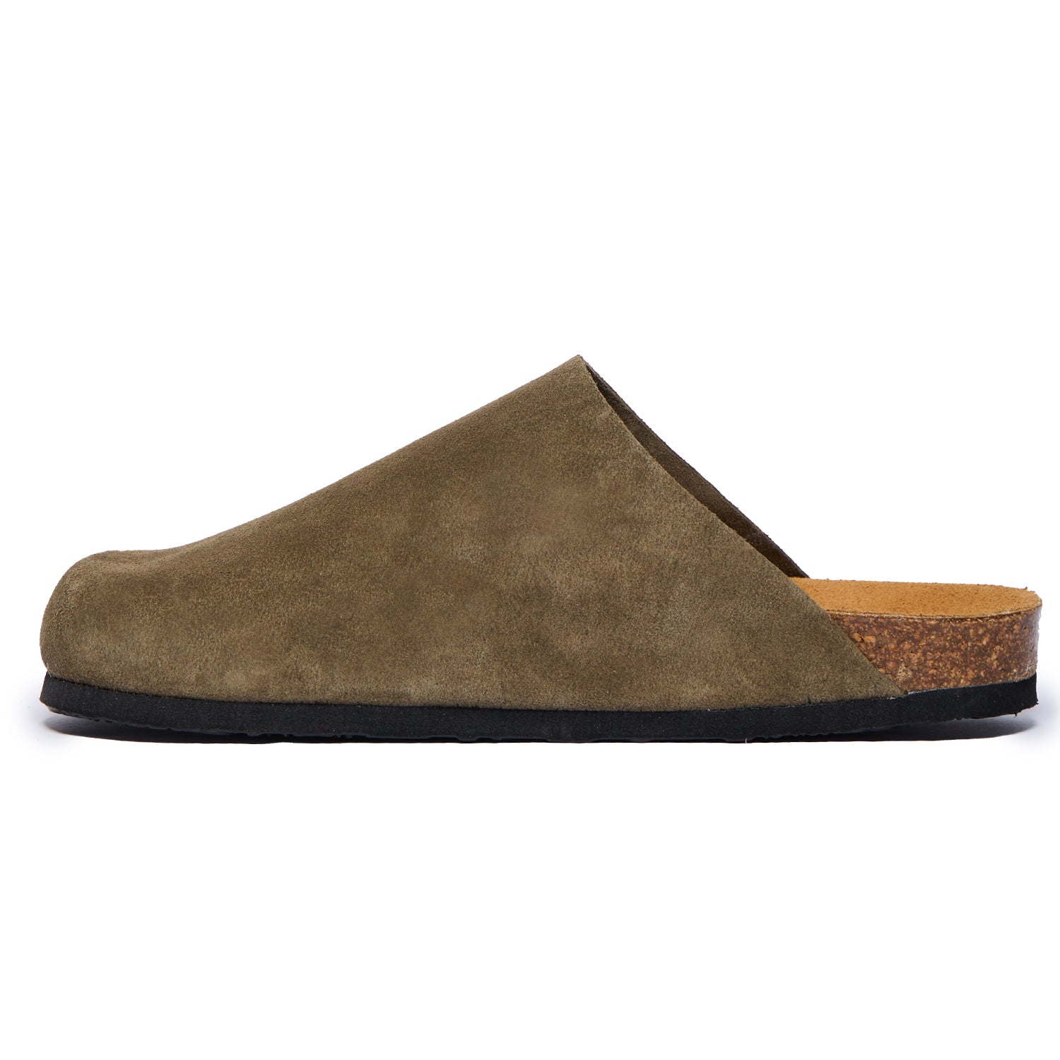 Plakton Clog – Brooke Dark Green Suede