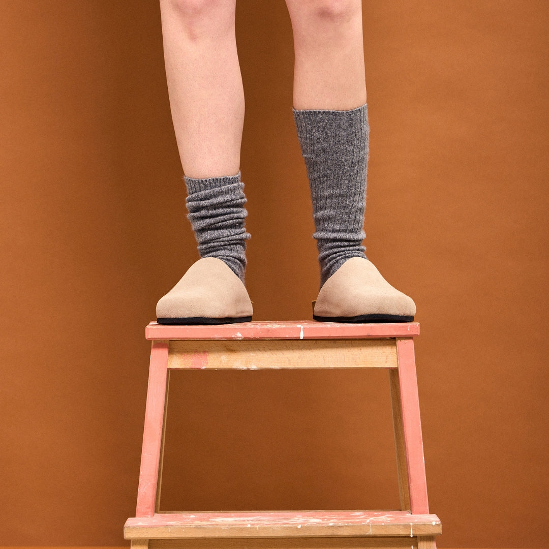 Plakton Clog – Brooke Tan Suede