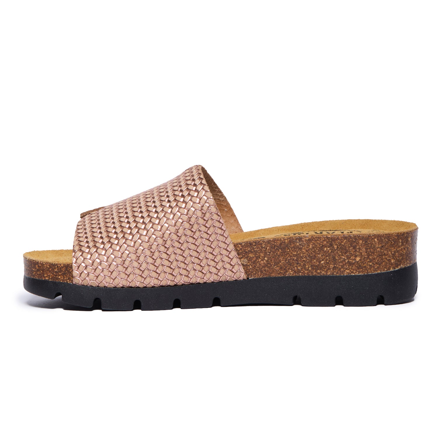 Plakton Flat Sandal – Celeste Metallic Salmon