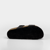 CP Cult Two-Strap Sandal in Sierra Black