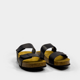 CP Cult Two-Strap Sandal in Sierra Black