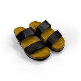CP Cult Two-Strap Sandal in Sierra Black