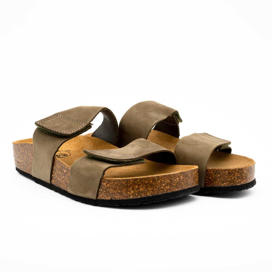 Plakton Cora Slide-on Dual Strap Adjustable Sandals