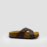 CP Baker Two-Strap Sandal in Brown