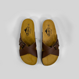 CP Baker Two-Strap Sandal in Brown