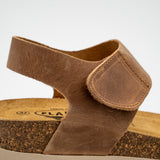 Compi Platform Sandal in Roble