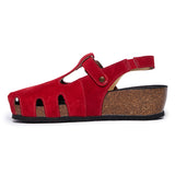 Amanda Red Suede