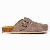 Blogg Clog in Beige Wool Felt