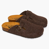 Blogg Clog in Brown Wool Felt