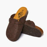 Blogg Clog in Brown Wool Felt