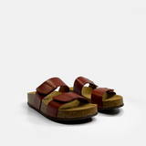 CP Cult Two-Strap Sandal in Cuero