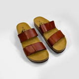 CP Cult Two-Strap Sandal in Cuero