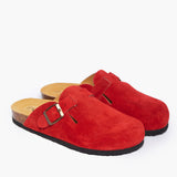 Blogg Clog in Red Suede