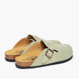 Blogg Clog in Mint Suede