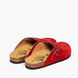 Blogg Clog in Red Suede