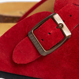 Blogg Clog in Red Suede