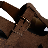 Amanda Dark Brown Suede