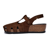 Amanda Dark Brown Suede