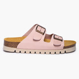 Beta Two-Strap Sandal in Salmon