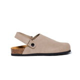 Plakton Clog – Blake Taupe Gray Suede