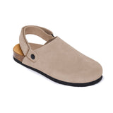 Plakton Clog – Blake Taupe Gray Suede