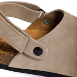 Plakton Clog – Blake Taupe Gray Suede