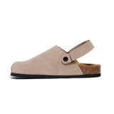 Plakton Clog – Blake Taupe Gray Suede